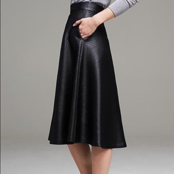 Banana Republic Skirt Black Size 0P - Picture 3 of 8